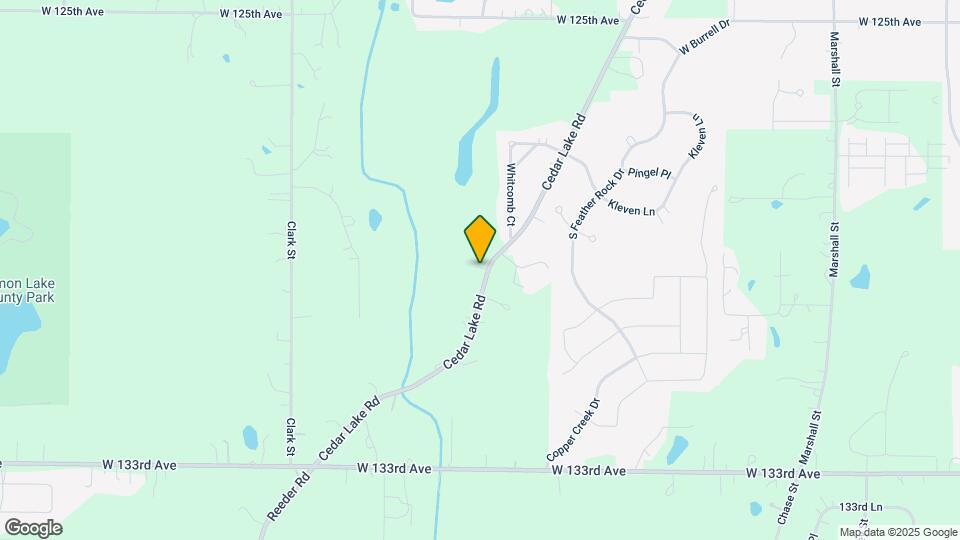 12920 Cedar Lake Rd Map and Location Details