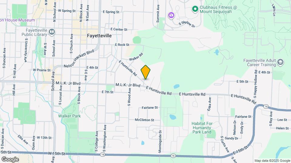 600 E Huntsville Rd Map and Location Details