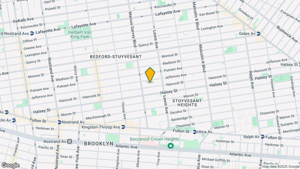 465 Hancock Street Mapa y Detalles de la Ubicación