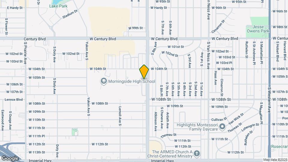 10513 Crenshaw Blvd, Unit 10513 Crenshaw Blvd #2 Map and Location Details