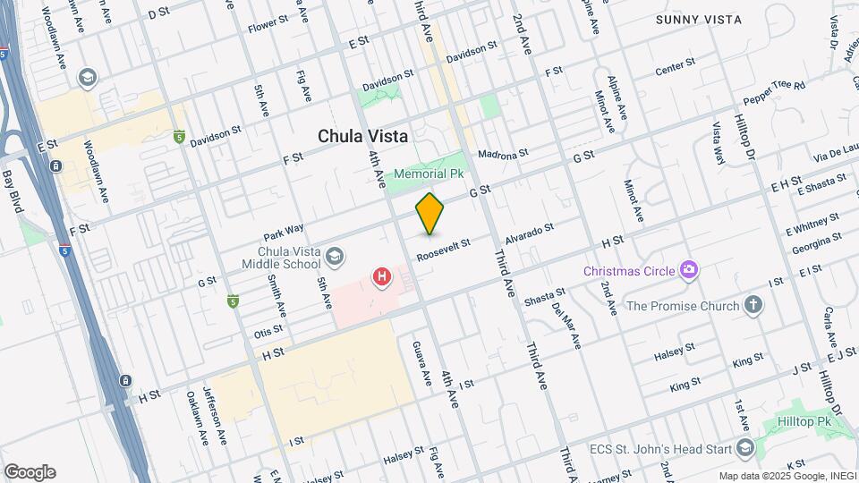 378 Vance St Map and Location Details
