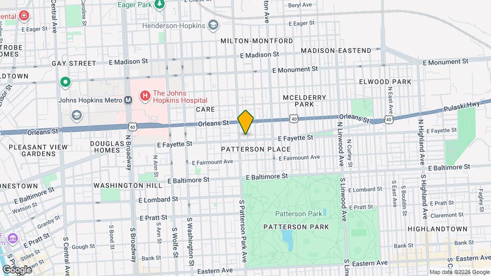 2316 E Fayette St Map and Location Details