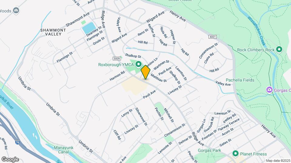 7105 Ridge Avenue Mapa y Detalles de la Ubicación