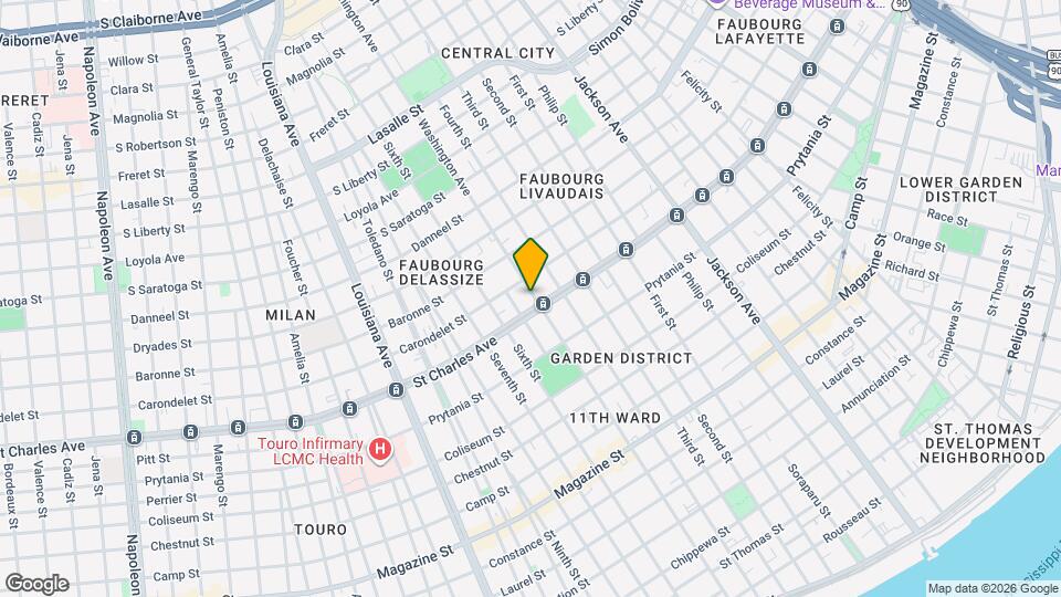 2801 St Charles Ave, Unit 108A Mapa y Detalles de la Ubicación