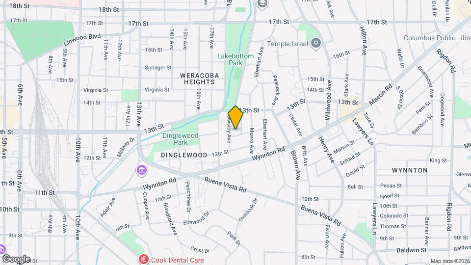 1901 Hill St Map and Location Details