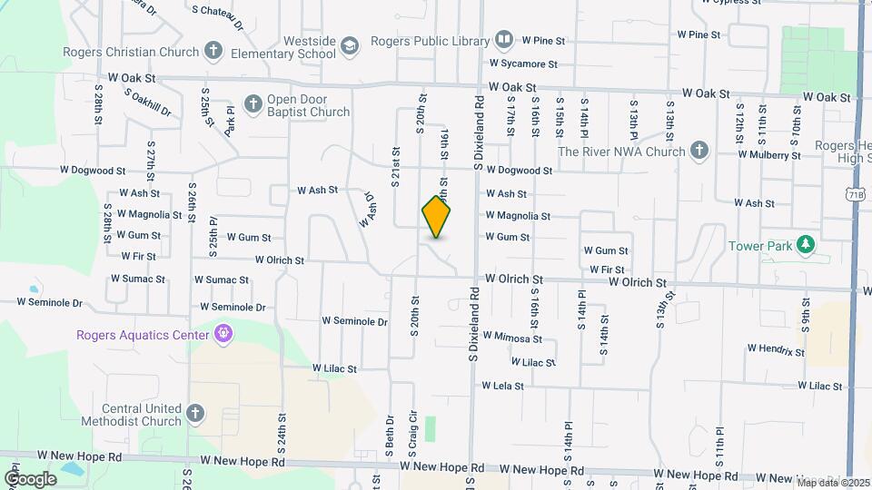 1905 W Countryside Ln Map and Location Details