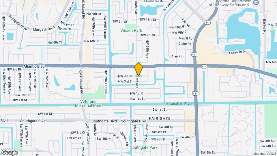 6598 NW 4th St Map and Location Details