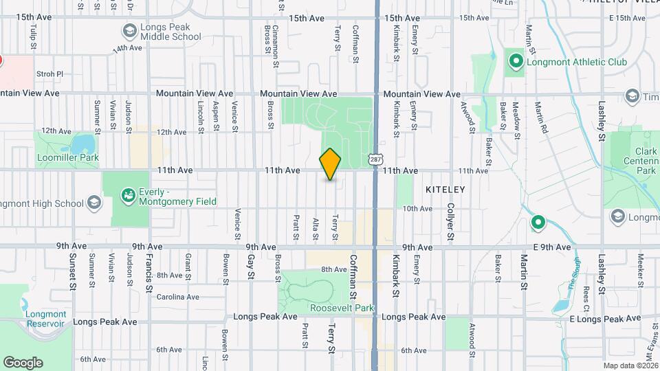 1029 Terry St Map and Location Details