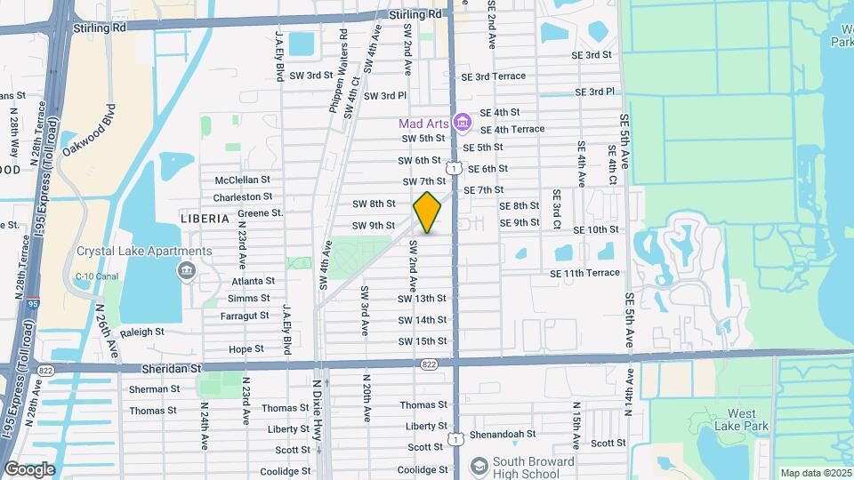 43 SW 10th St Map and Location Details