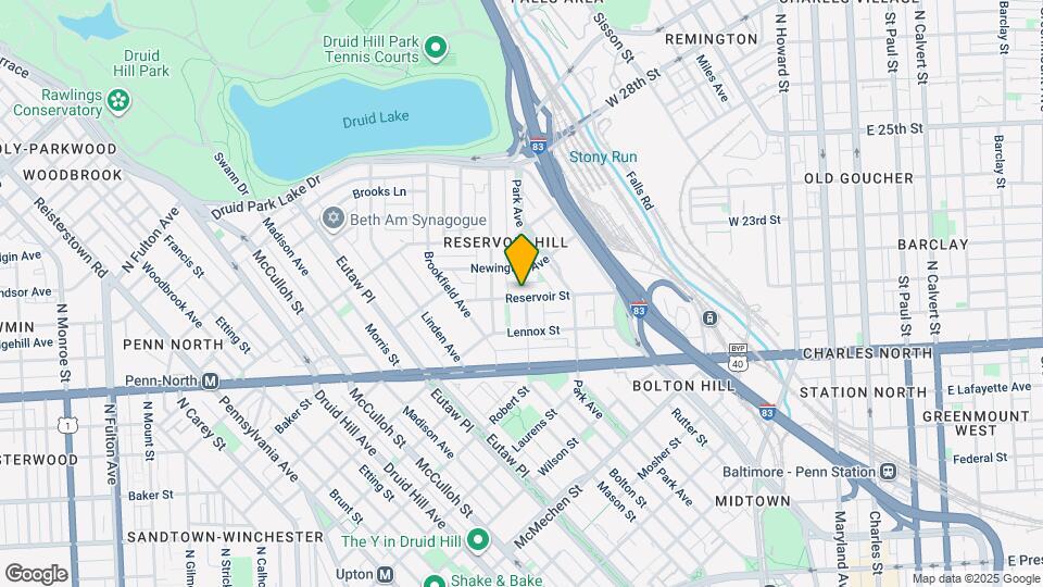 742 Reservoir St Map and Location Details