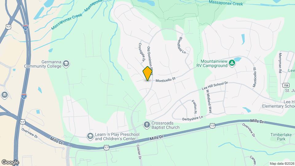 4202 Apgar Ct Map and Location Details