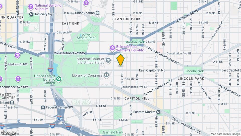 228 E Capitol St NE Map and Location Details