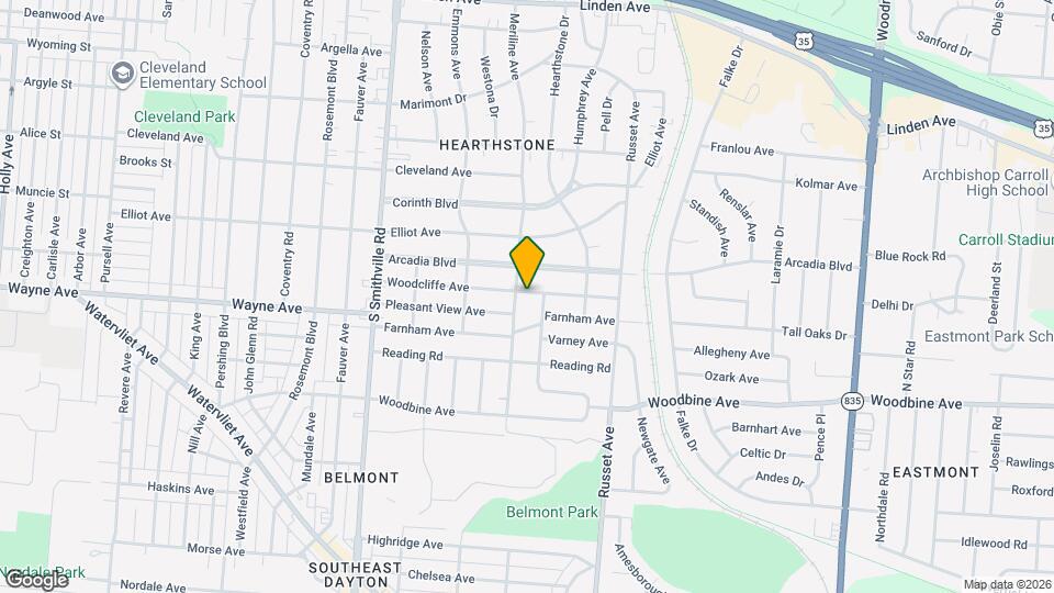 4310 Woodcliffe Ave Mapa y Detalles de la Ubicación
