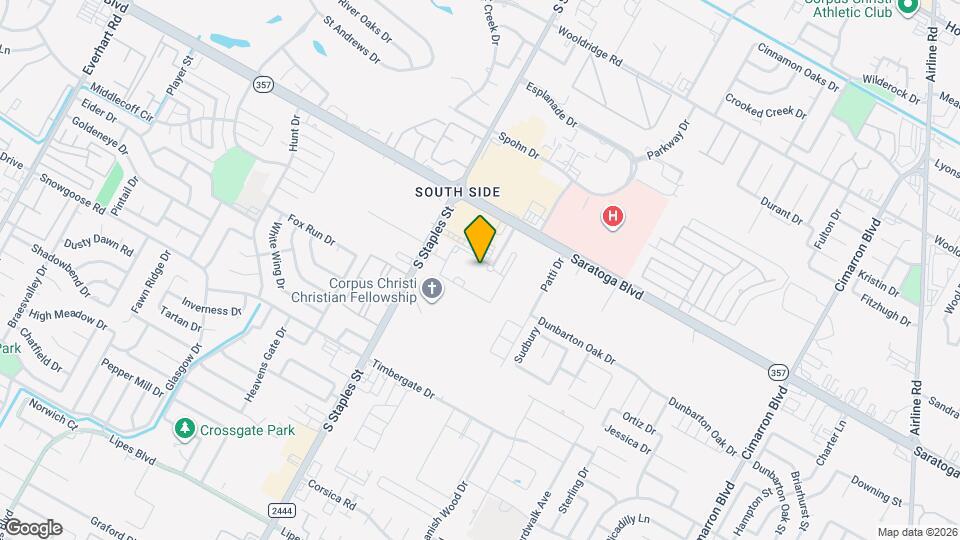 5701 Saratoga Blvd Map and Location Details