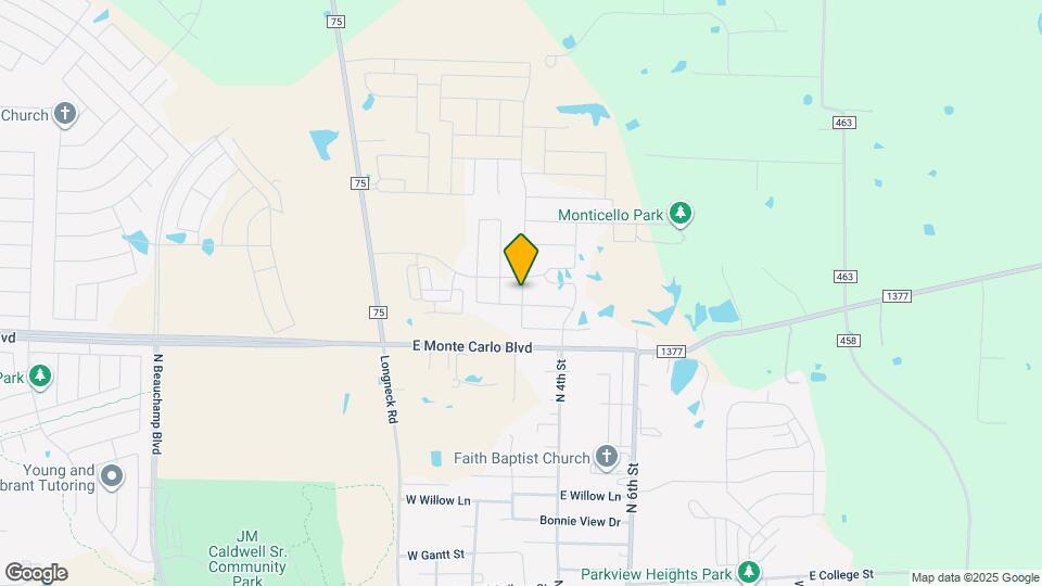 1706 Washington St Map and Location Details