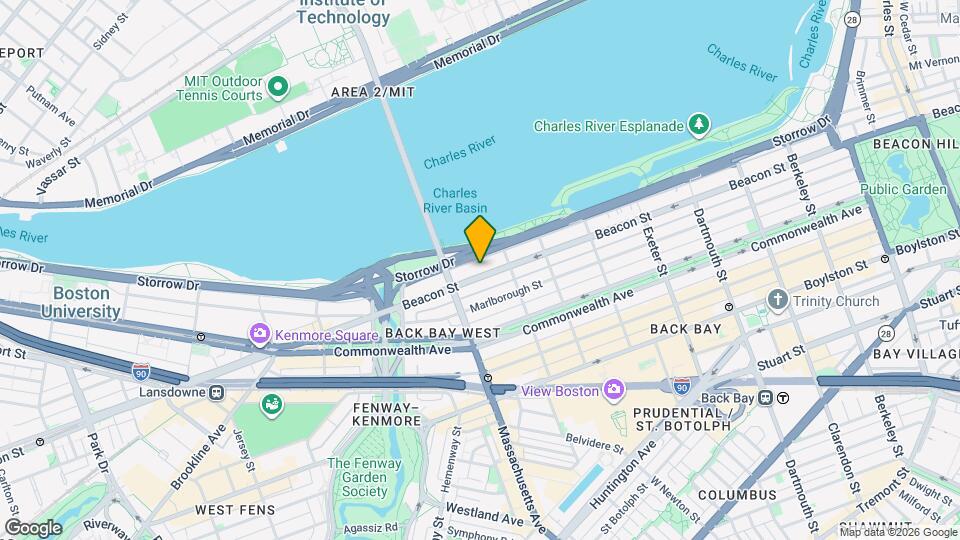 472 Beacon St, Unit B Map and Location Details