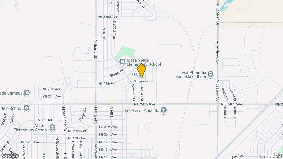 4015 Pinon Ave Map and Location Details