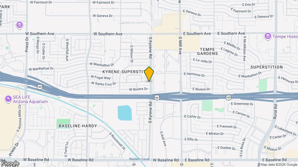 307 W Santa Cruz Dr Map and Location Details