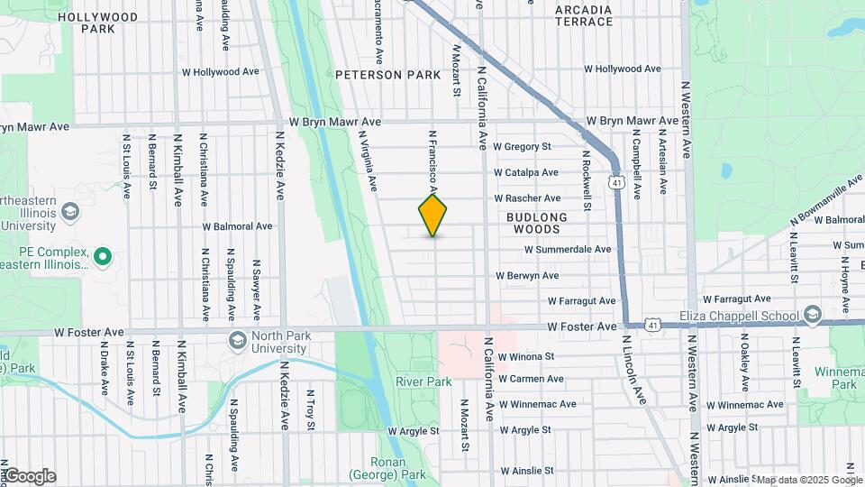 5346 N Francisco Ave, Unit 1 Map and Location Details