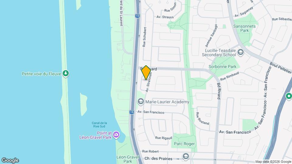 1321 Stravinski Av Map and Location Details