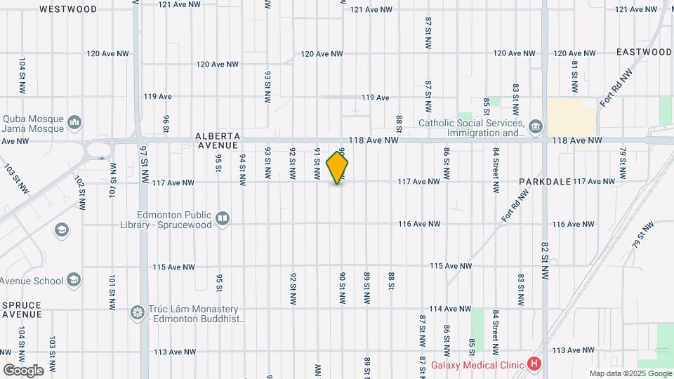 11642-11690 90 St NW Map and Location Details