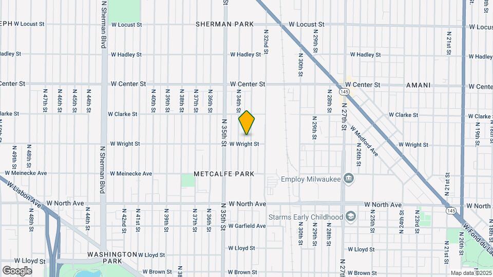 2513 N 33rd St Map and Location Details