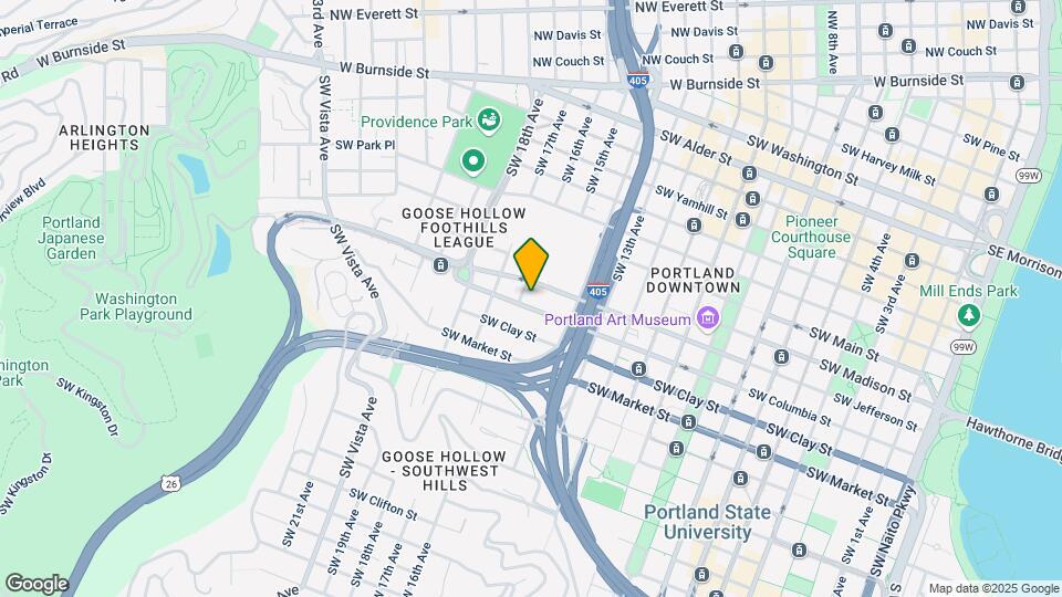 1527 SW Columbia St Map and Location Details