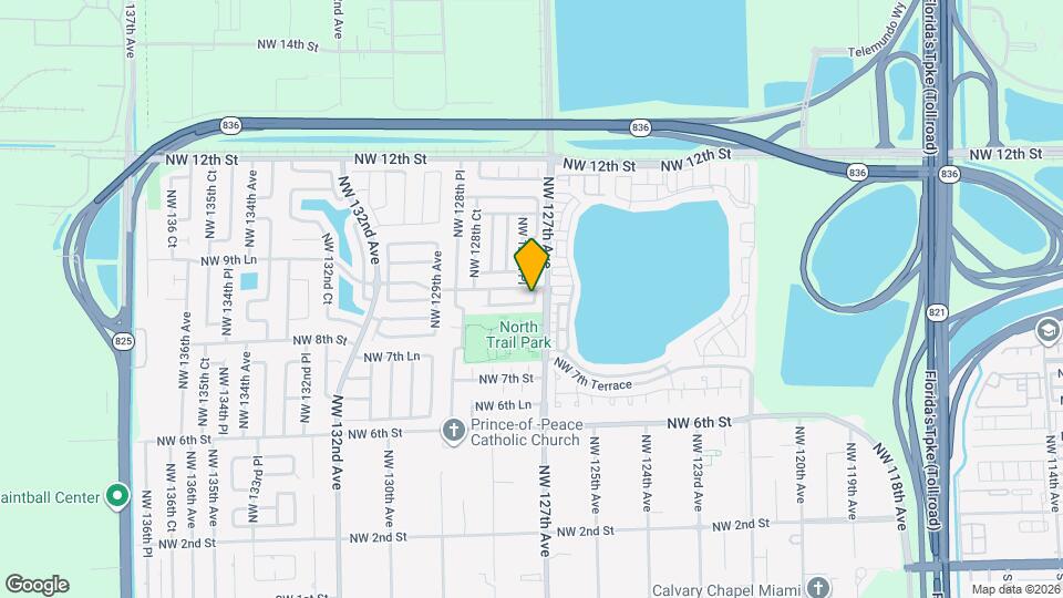 12715 NW 8th Ln Map and Location Details