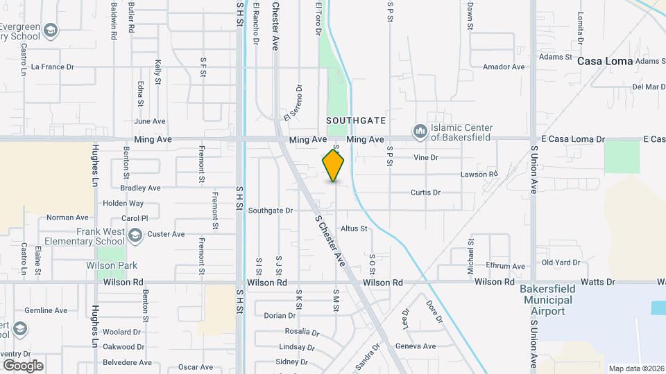 1913 S M St Map and Location Details