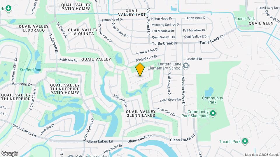 2210 S Fountain Valley Dr Map and Location Details