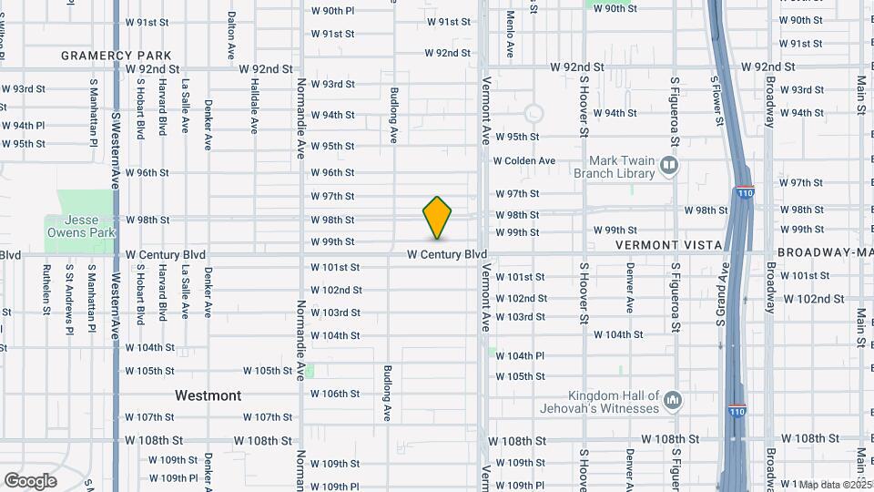 1058 W 99th St Map and Location Details