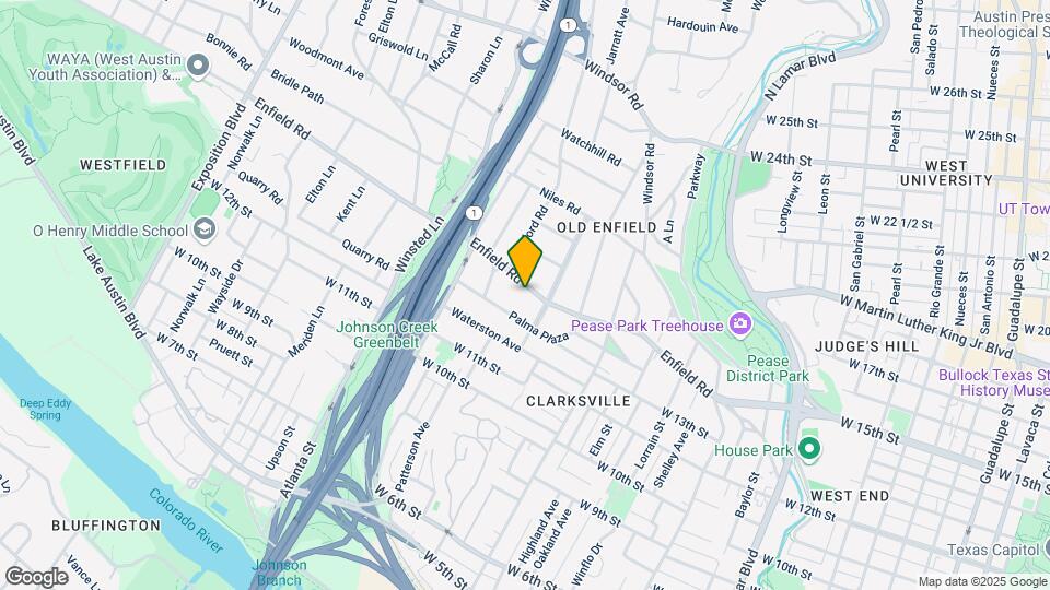 1709 Enfield Rd Map and Location Details