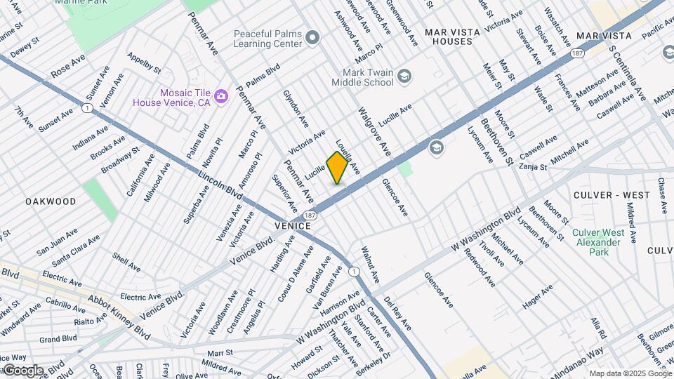 1311 Venice Blvd Map and Location Details