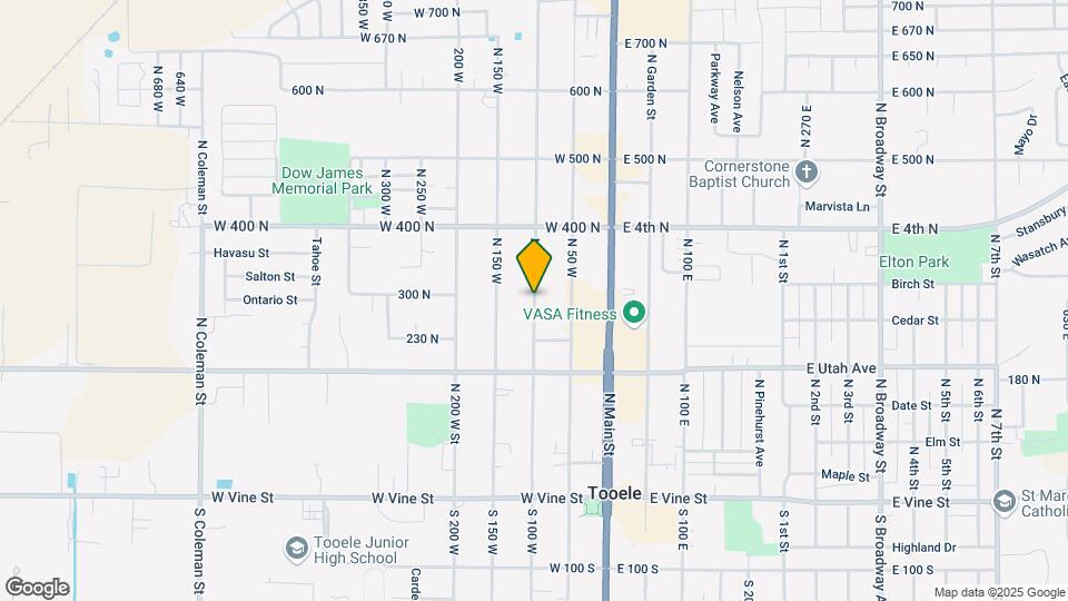 307 N 100 W Map and Location Details