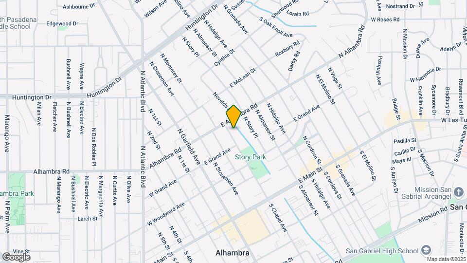 424 N Chapel Ave Map and Location Details