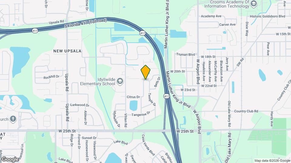 313 Satsuma Dr Map and Location Details