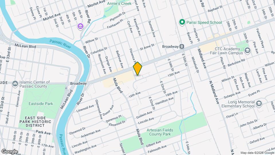 Elmwood Terrace Apartments Map and Location Details