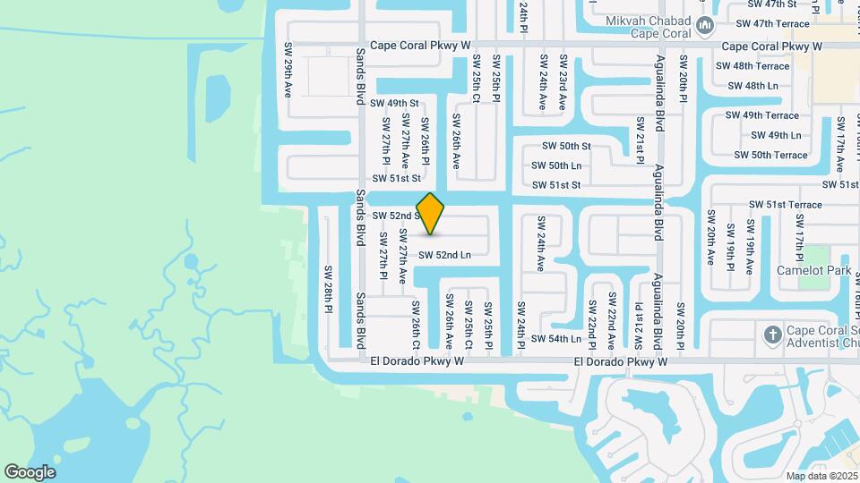 2612 SW 52nd Terrace Map and Location Details