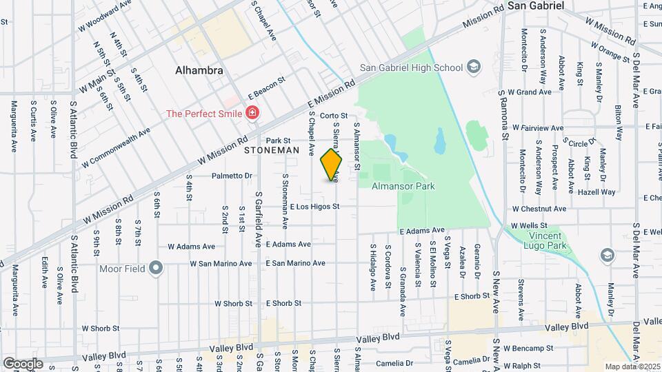 817 S Sierra Vista Ave Mapa y Detalles de la Ubicación