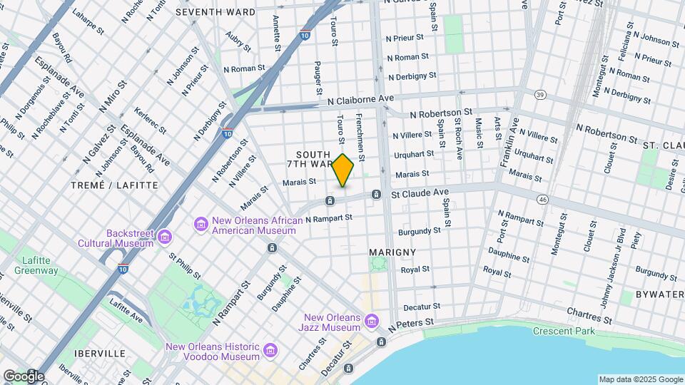 1112 Touro St Map and Location Details