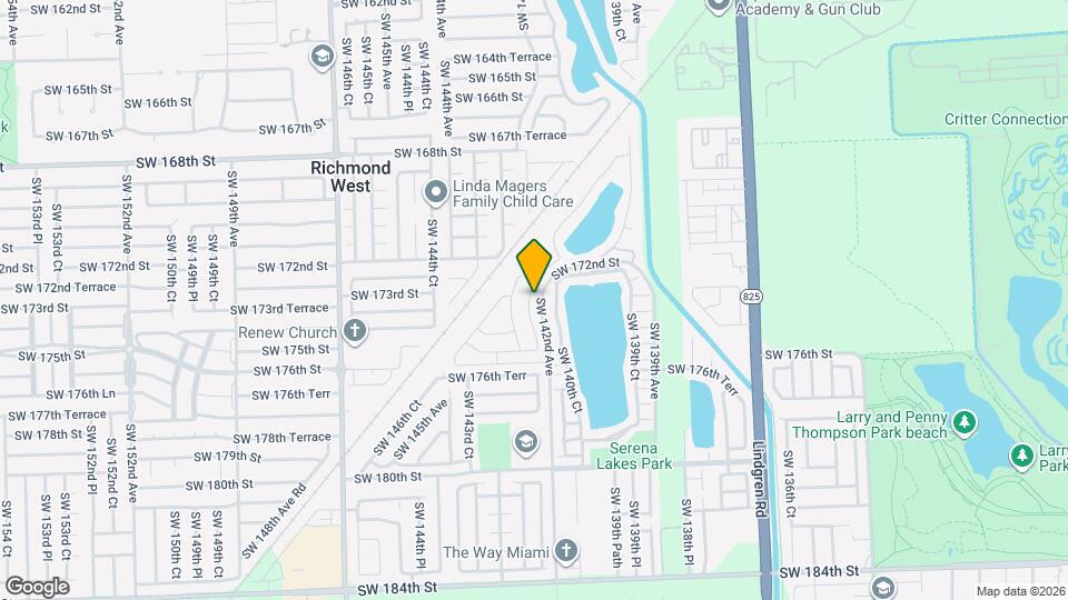 17365 SW 142nd Ct Mapa y Detalles de la Ubicación