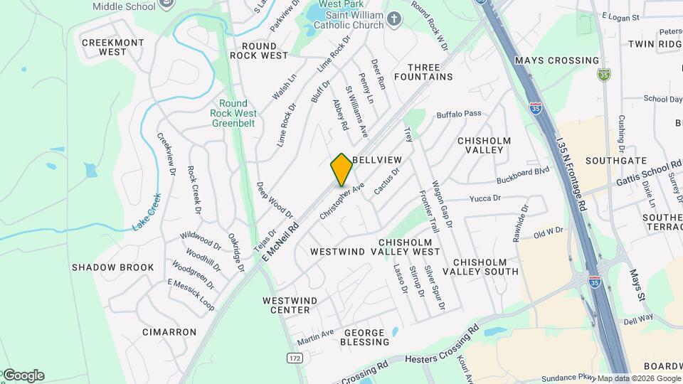 1020 Christopher Ave Mapa y Detalles de la Ubicación