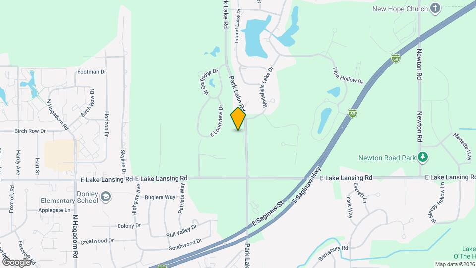 6103 Park Lake Rd Map and Location Details