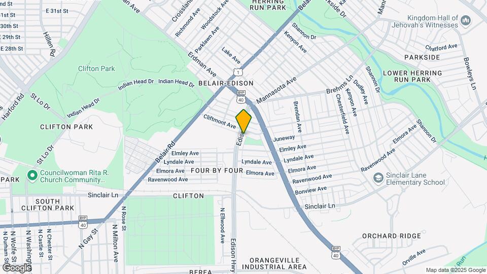 2927 Edison Hwy Map and Location Details