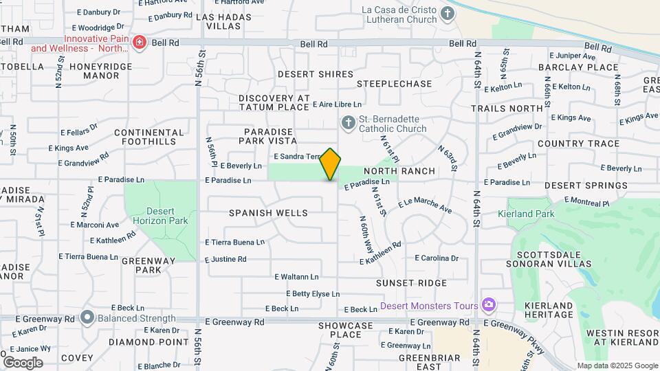 5903 E Paradise Ln Map and Location Details
