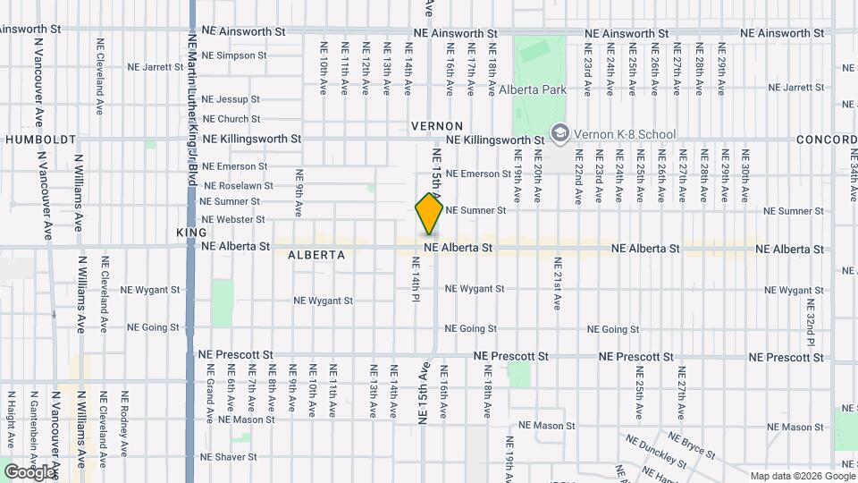 1477 NE Alberta St, Unit 22 Mapa y Detalles de la Ubicación