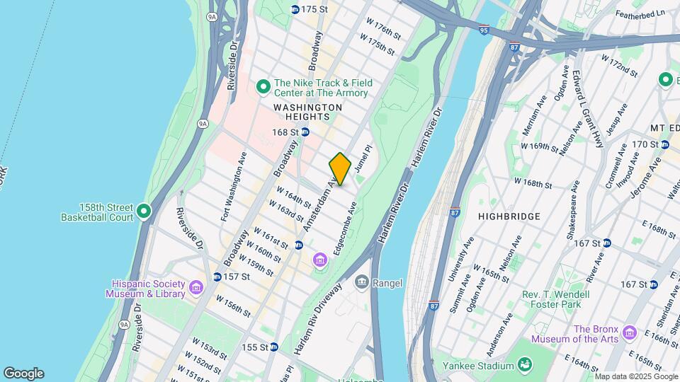 466 W 166th St Map and Location Details