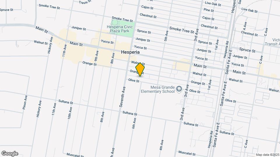 15968 Olive St Mapa y Detalles de la Ubicación