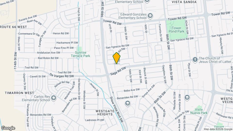 936 W Sky St SW Map and Location Details