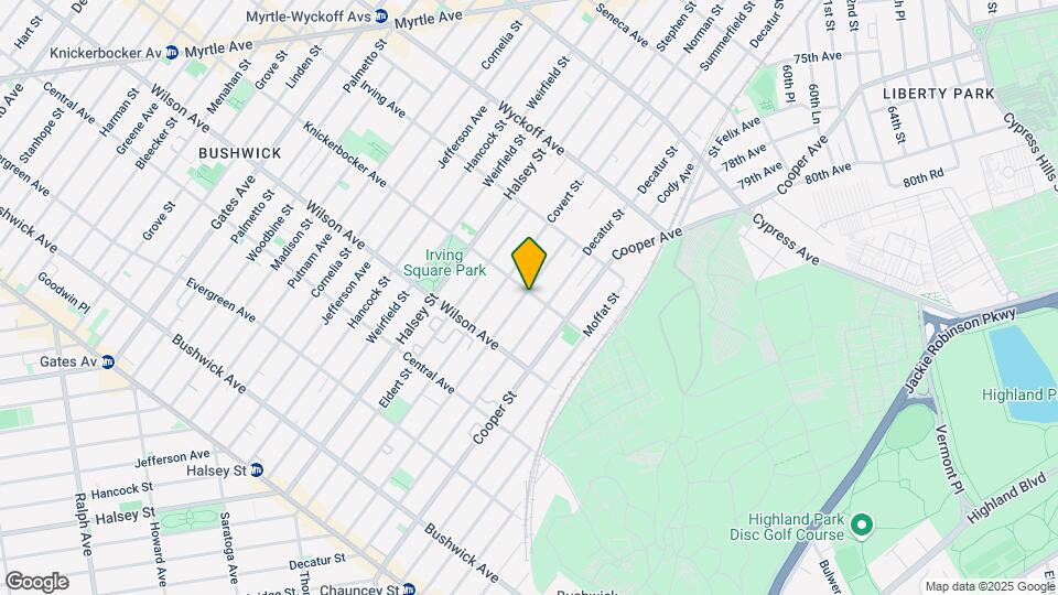 858 Knickerbocker Ave Map and Location Details